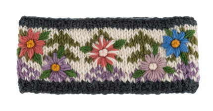 Embroidered Winter Headband