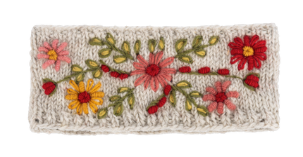 Embroidered Winter Headband