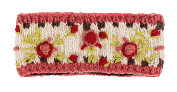 Embroidered Winter Headband