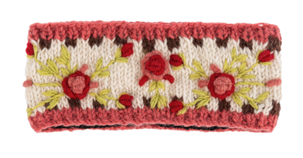 Embroidered Winter Headband