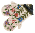 Embroidered Mitten