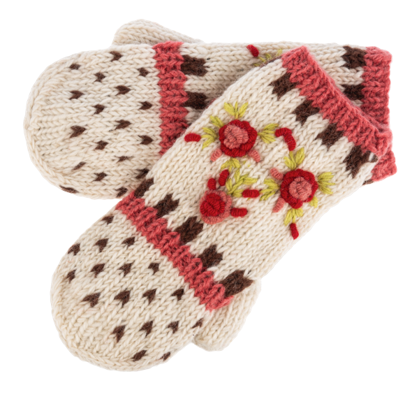 Embroidered Mitten