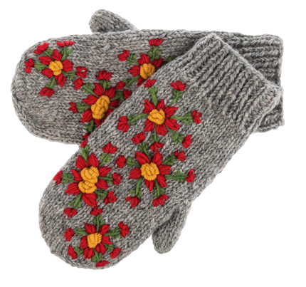 Embroidered Mitten