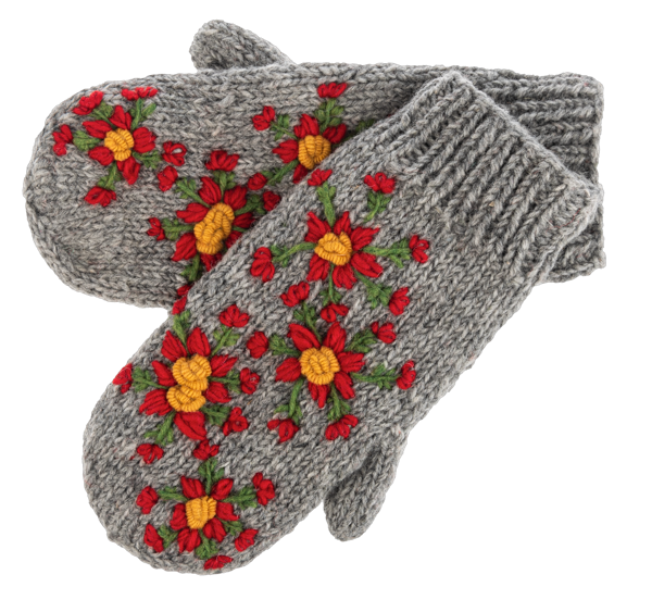 Embroidered Mitten