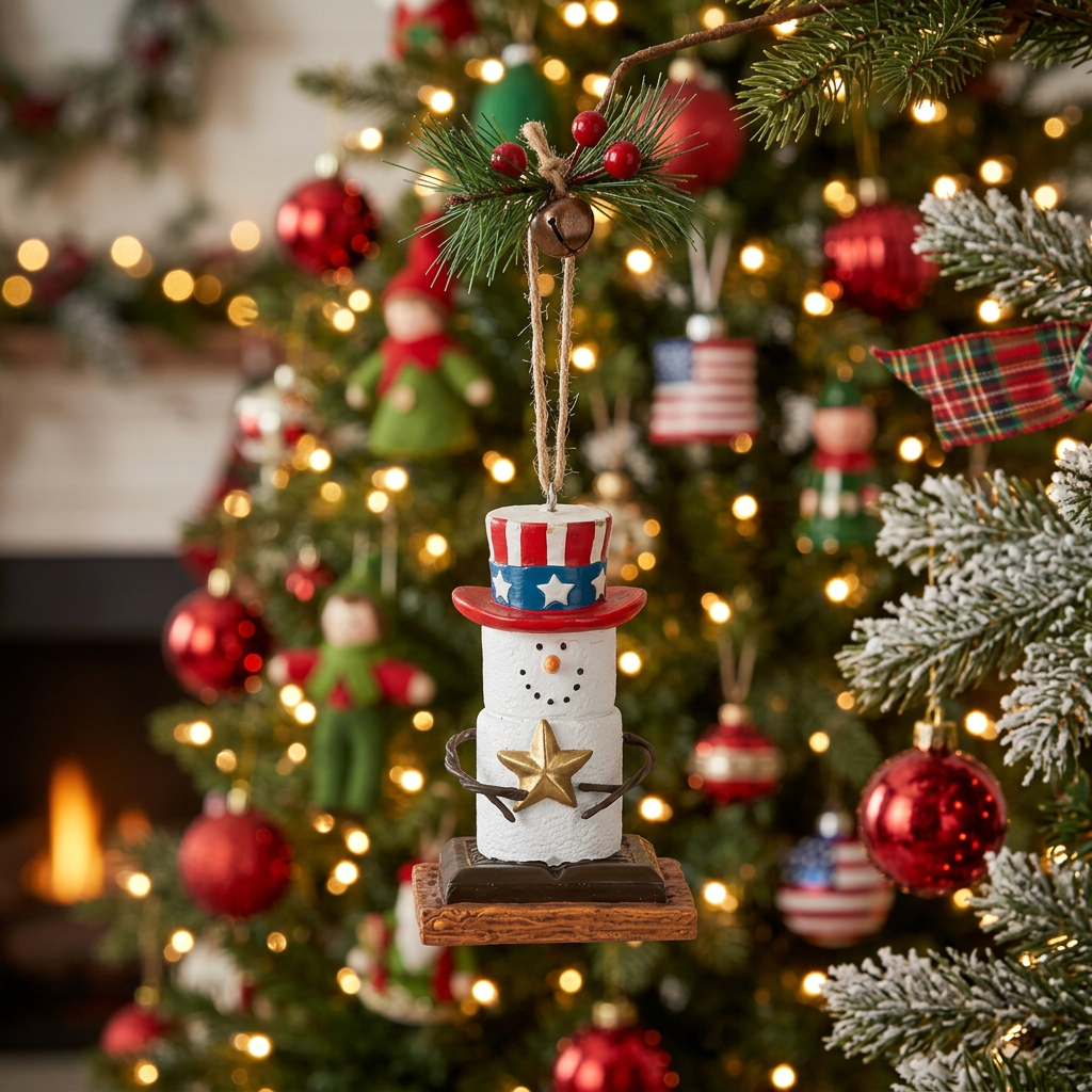 S'mores Americana Ornament