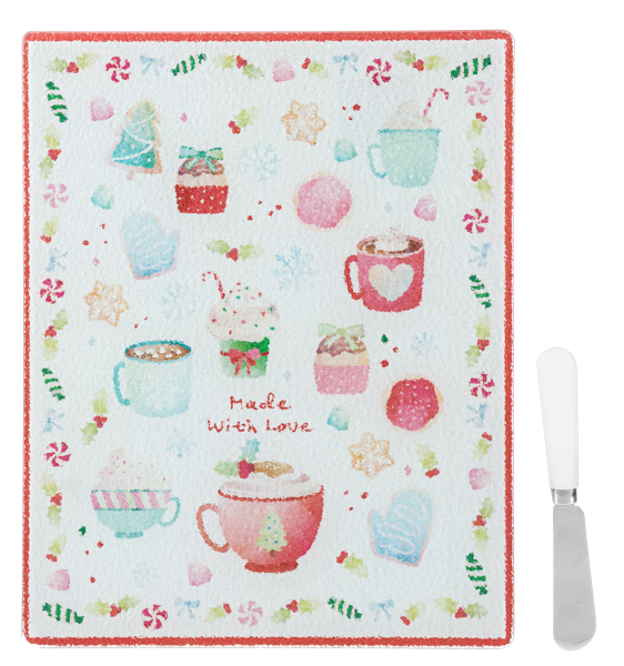 Sweet Shop Cutting Board w/Spreader