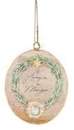 Watercolor Angel Disk Ornaments