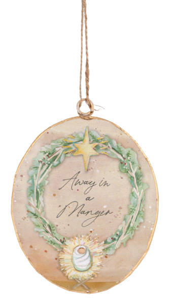 Watercolor Angel Disk Ornaments