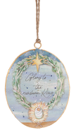 Watercolor Angel Disk Ornaments