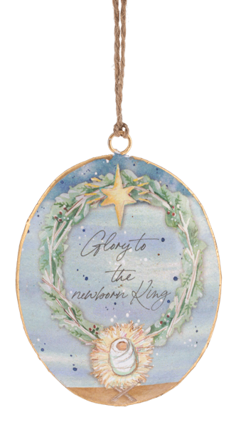Watercolor Angel Disk Ornaments