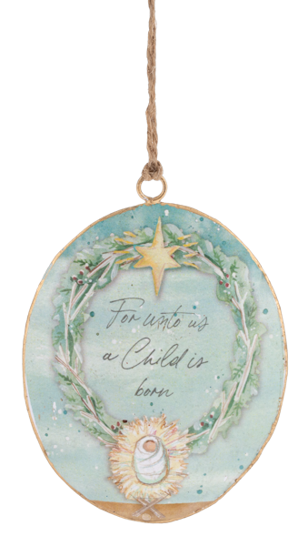 Watercolor Angel Disk Ornaments