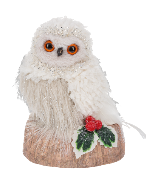 Snowy Owl On Base Figurines