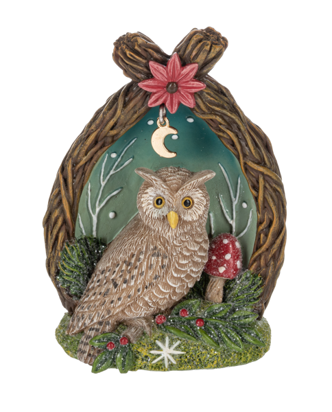 Woodland Animal in Nest Figurine