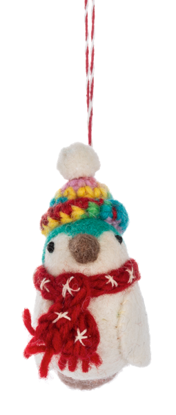 Handcrafted Snowbird ornments