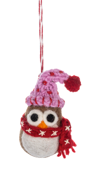 Handcrafted Snowbird ornments