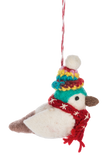 Handcrafted Snowbird ornments