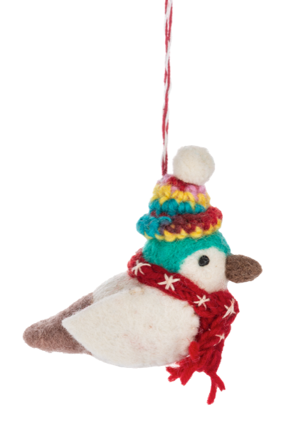 Handcrafted Snowbird ornments