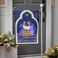 Nativity Garden Flag