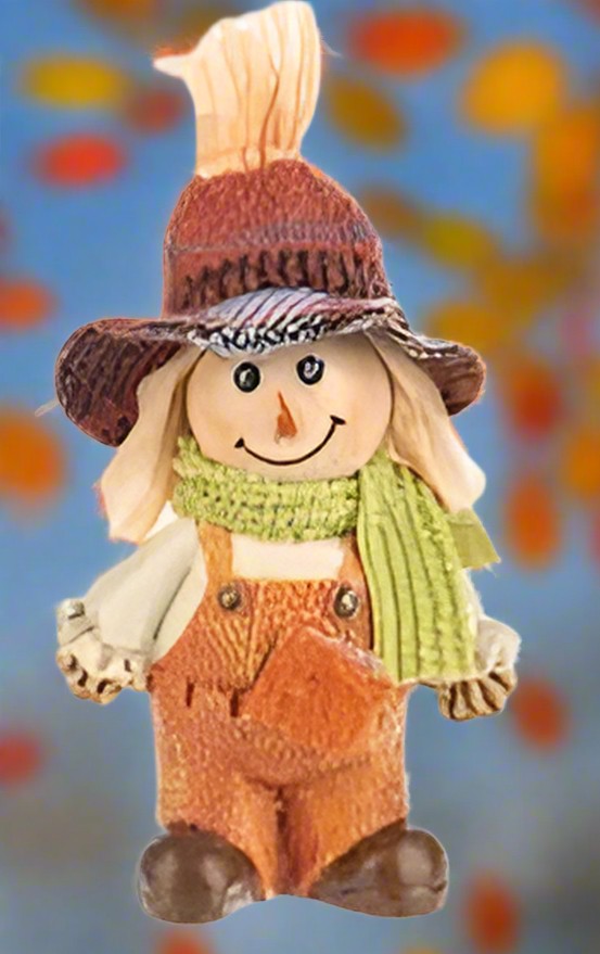 Tiny little scarecrow