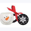 Small Ceramic Snowman Mug