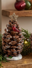 Pinecone Tree Figurines