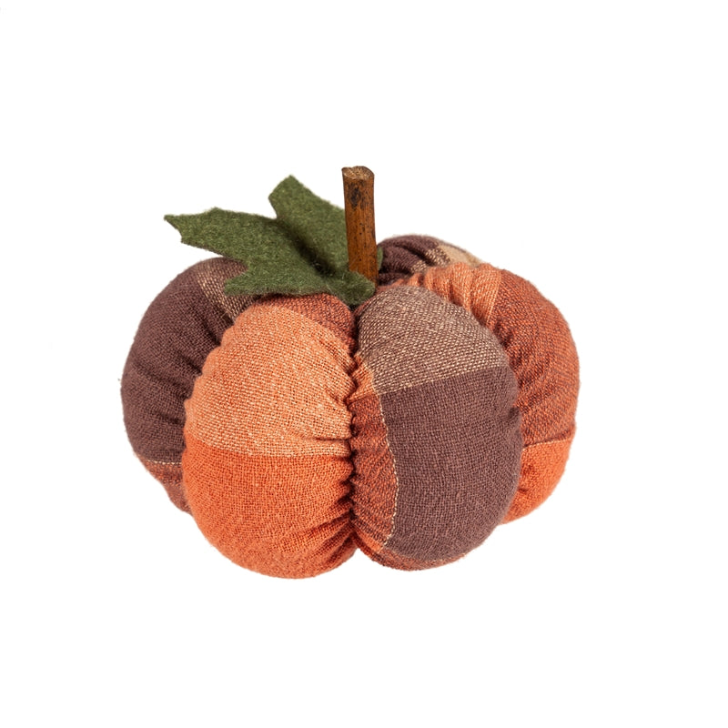 Assorted Fabric Pumpkin Decor