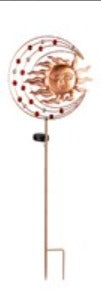 Sun, Moon Or Star Solar Garden Stake