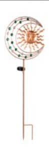 Sun, Moon Or Star Solar Garden Stake