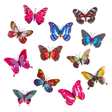 Outdoor Magnetic Garden Glitter Butterflies