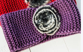 Fur Rosette Ear Warmer