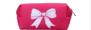 Bow Patterned Makeup Bag