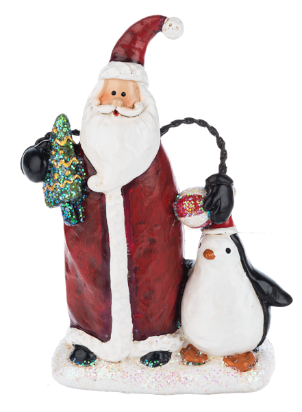 Snow Much Fun - Santa Figurines