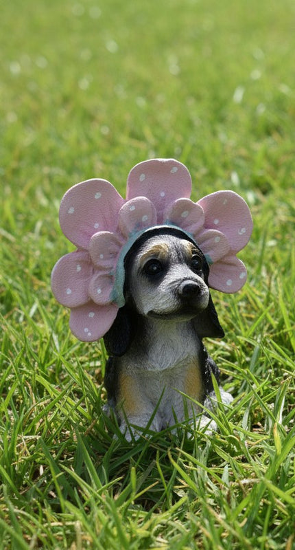 Easter dog figurines