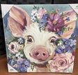 Vibrant Canvas Pig Wall Art