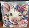 Vibrant Canvas Pig Wall Art