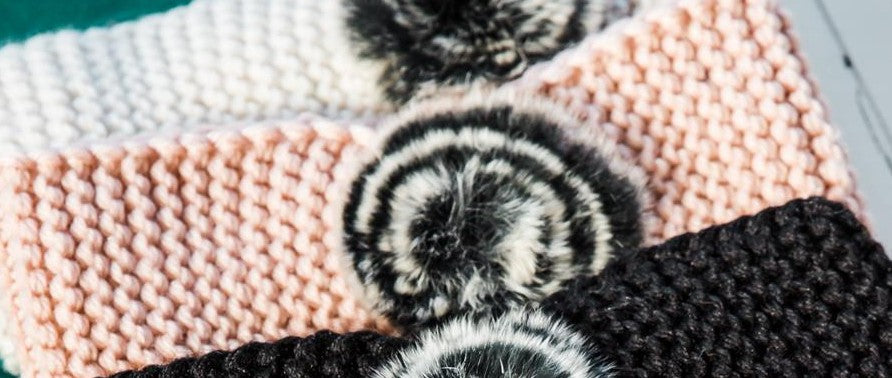 Fur Rosette Ear Warmer