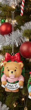 Baby's First Christmas Bear Ornament