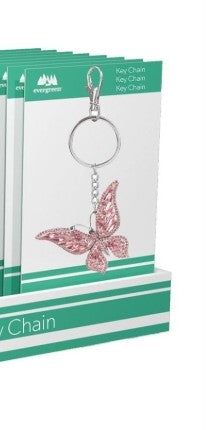 Bejeweled Butterfly Keyring