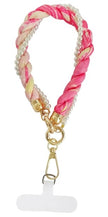 Braided Phone Wristlet with Pearls