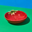 Tomato shaped salad bowl