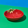 Tomato shaped salad bowl