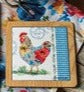 Rooster Bouquet Trivet
