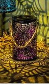 Laser Cut Spider Web Solar Lantern, 9