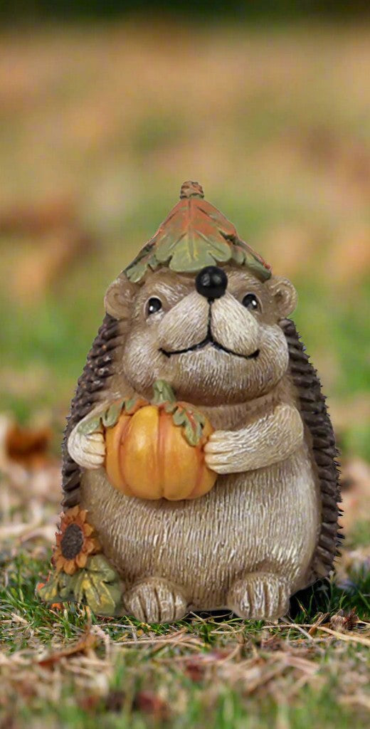 Fall Hedgehog figurines