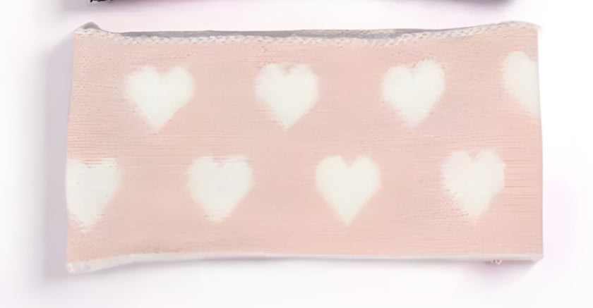 Hearts knitted head band