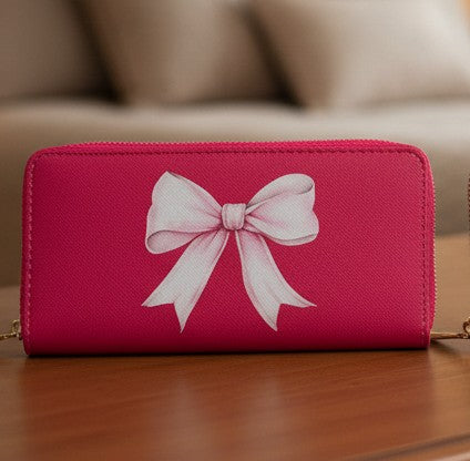 Large Bow pattern wallet