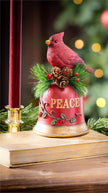 Christmas Cardinal on Bell