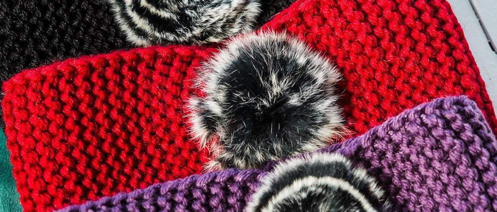 Fur Rosette Ear Warmer