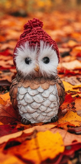 Fall Owl Figurine