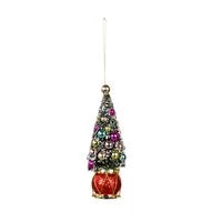 Bottle brush Christmas tree ornament